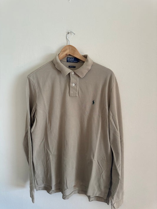 Large Beige Ralph Lauren Polo
