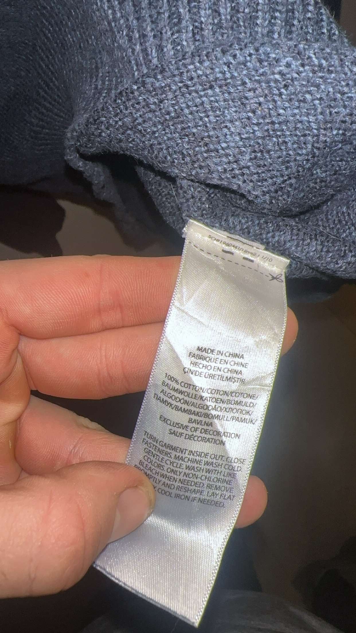 Large Grey Ralph Lauren Quarter Zip