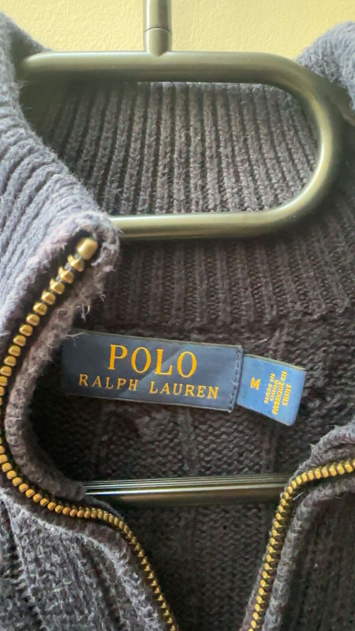 Medium Navy Ralph Lauren Knitwear Quarter Zip