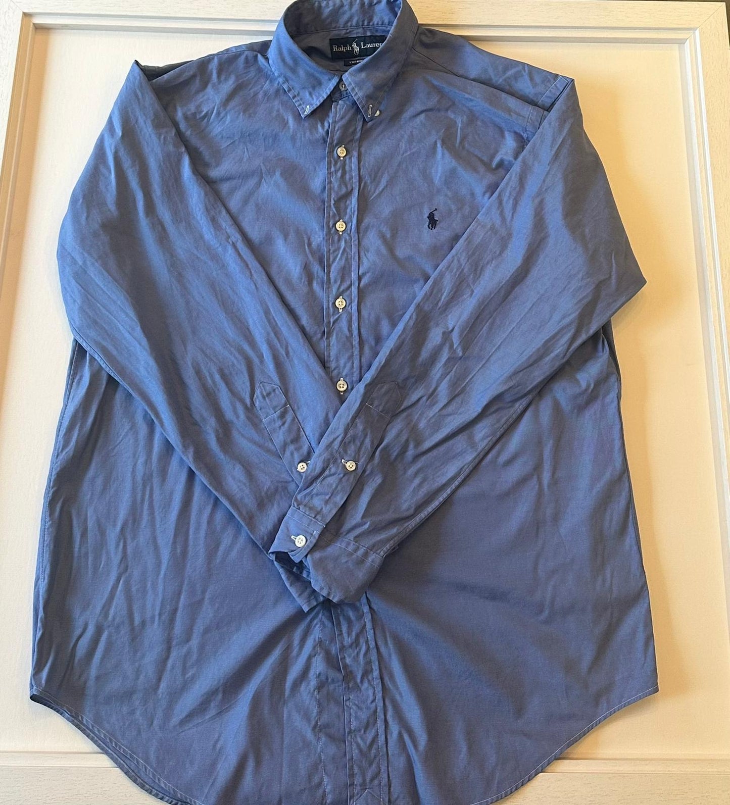 15.5 Blue Ralph Lauren Shirt