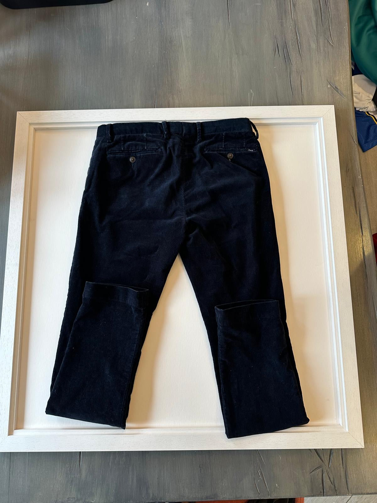 Navy Ralph Lauren Courduoy Trousers