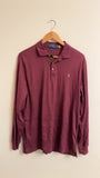 Large Maroon/Burgundy Ralph Lauren Polo