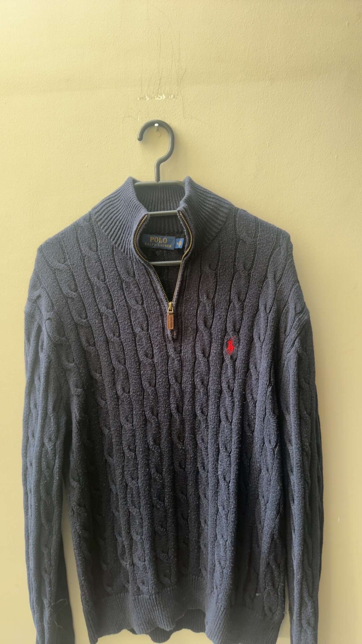 Medium Navy Ralph Lauren Knitwear Quarter Zip