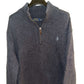 Large Grey Ralph Lauren Quarter Zip