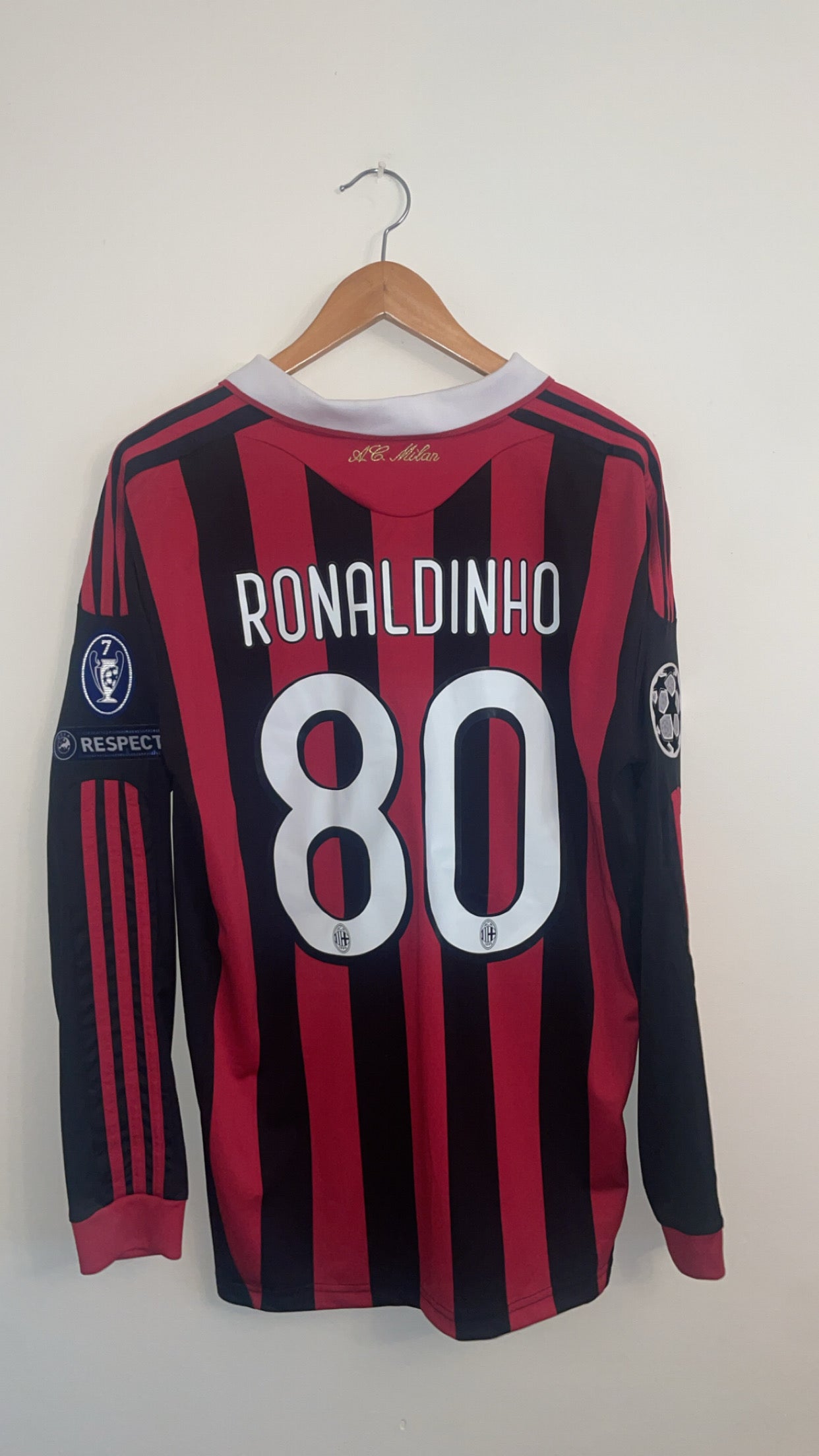 Ac Milan Ronaldinho #80 Jersey
