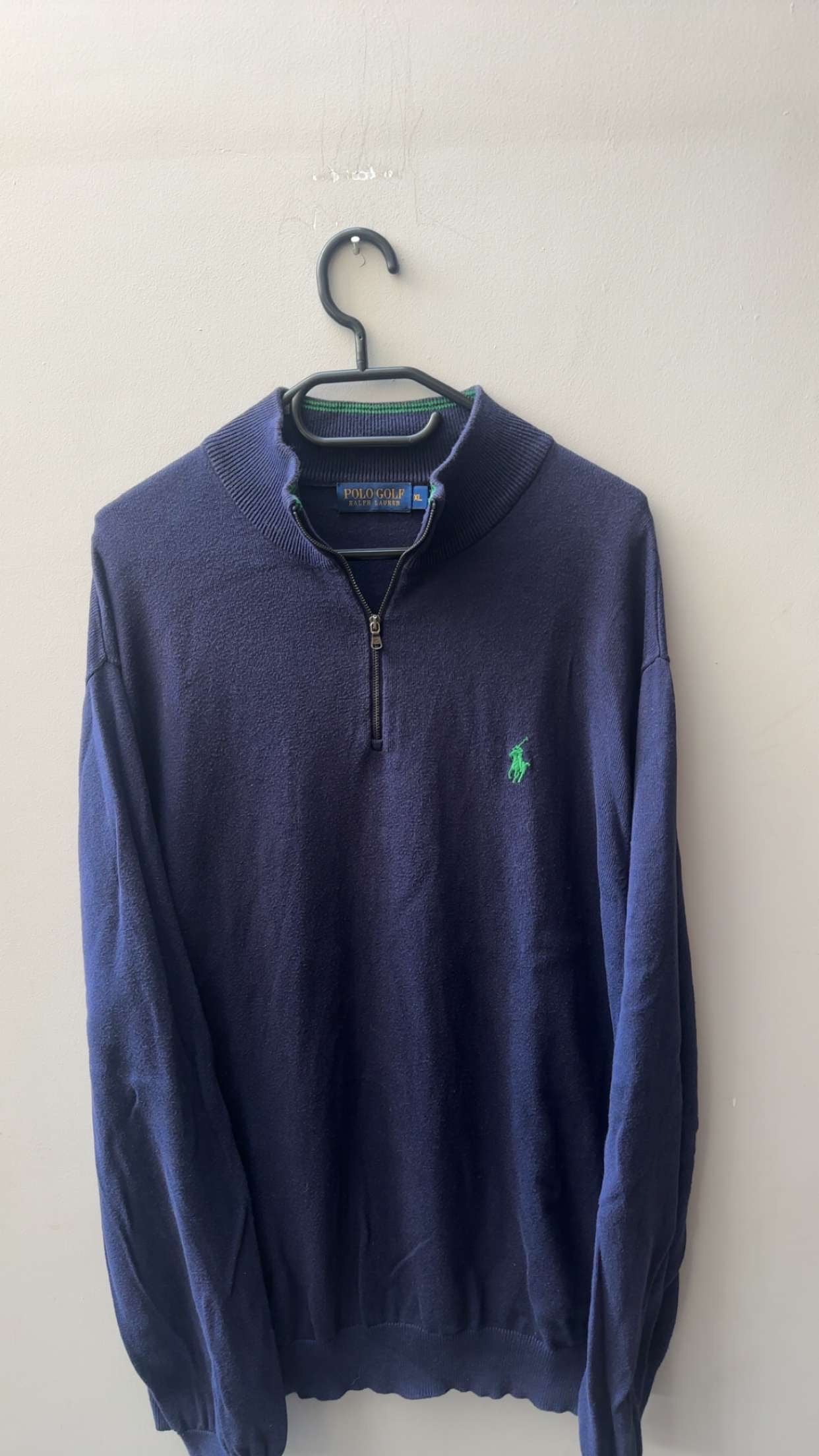 XL Ralph Lauren Navy Polo Golf Quarter Zip