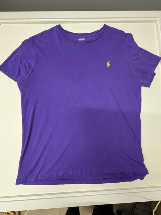 Large Ralph Lauren Purple Crew Neck T-Shirt
