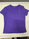 Large Ralph Lauren Purple Crew Neck T-Shirt