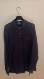 Medium Navy Long Sleeve Polo