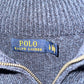 Large Grey Ralph Lauren Quarter Zip