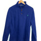 Medium Blue Ralph Lauren Quarter Zip