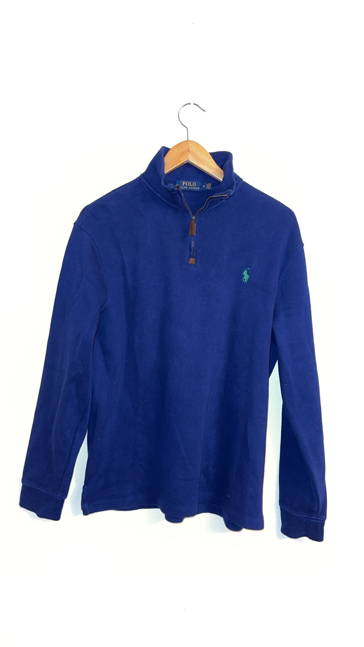 Medium Blue Ralph Lauren Quarter Zip