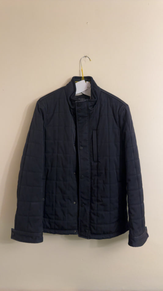 Large Ted Baker Navy Quilted Jacket