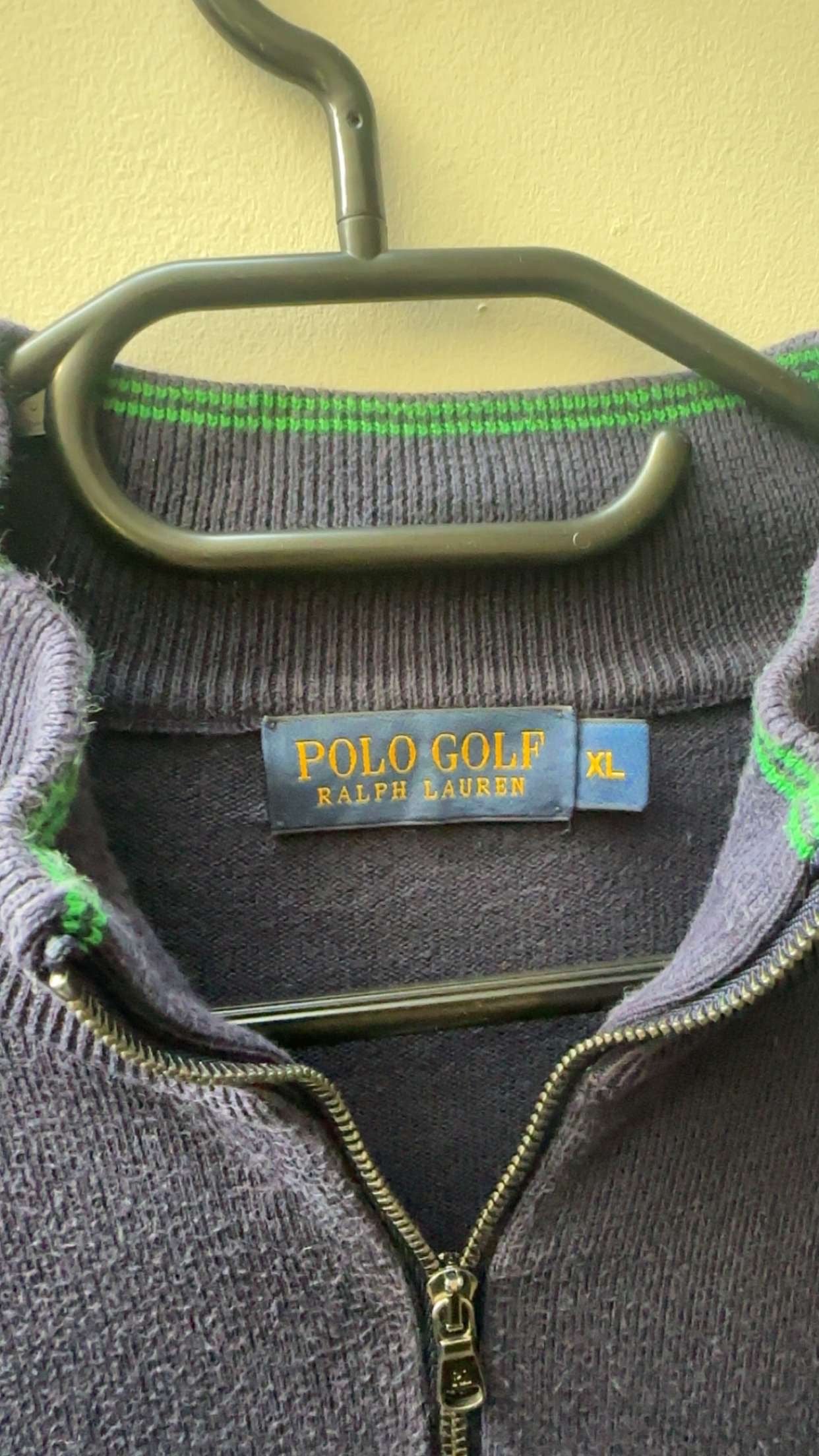 XL Ralph Lauren Navy Polo Golf Quarter Zip