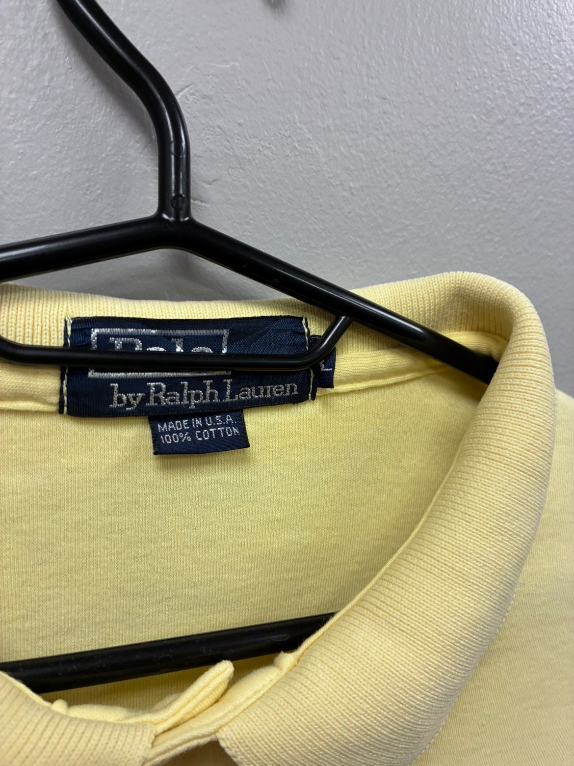 Large Yellow Ralph Lauren Polo