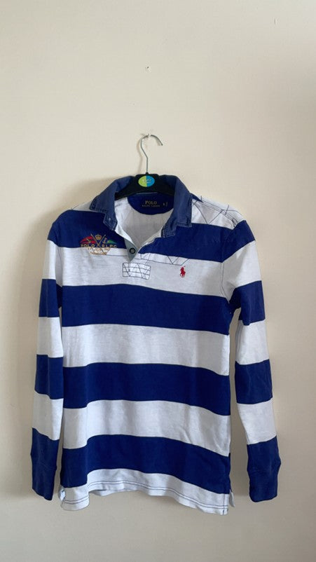 Small Ralph Lauren Striped Rugby Polo