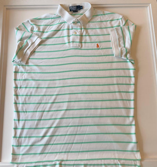 Large Striped Ralph Lauren Polo