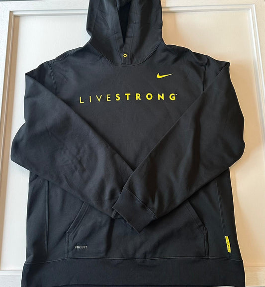 Large Black Nike Livestrong Hoodie