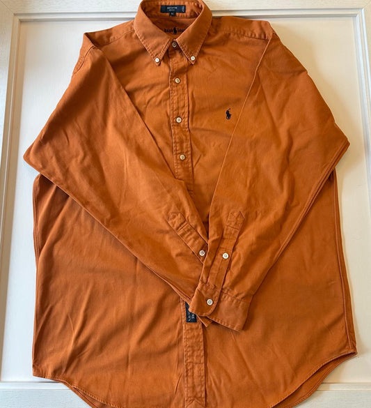 Medium Orange Ralph Lauren Shirt