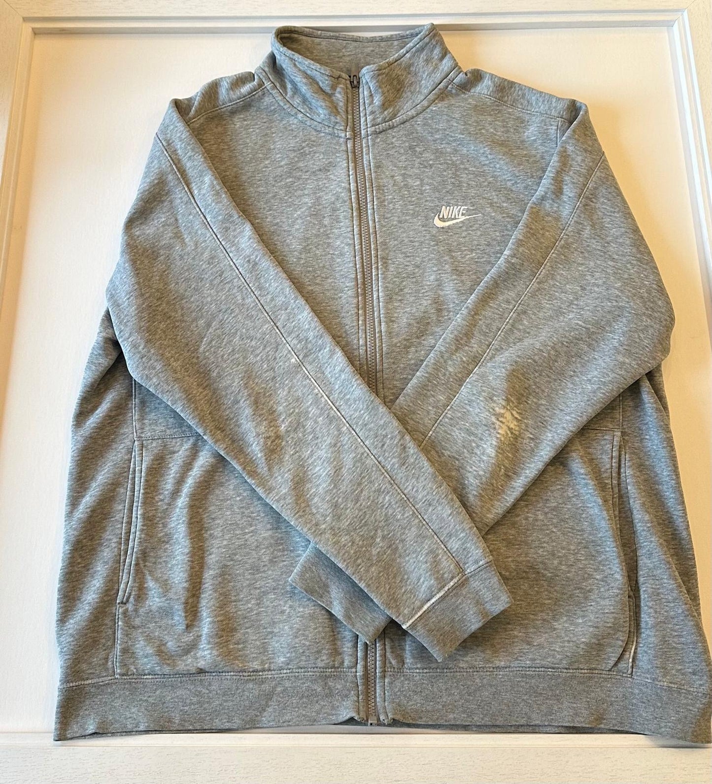 XL Grey Nike Zip-up Jacket