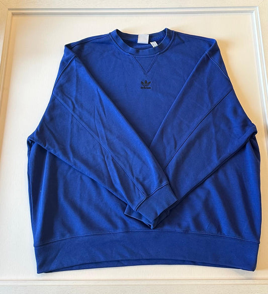 Kids Blue Adidas Trefoil