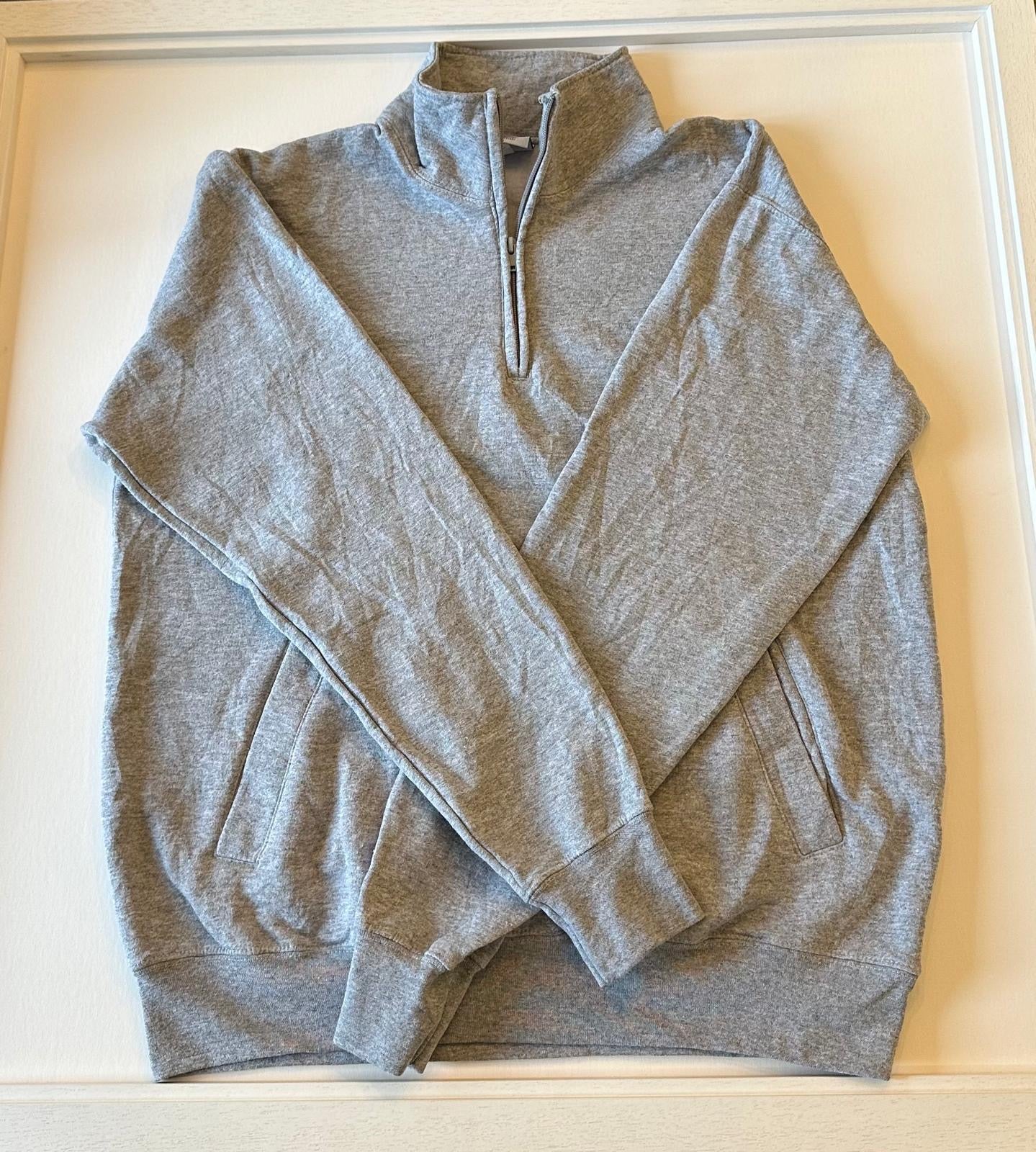 XL Grey Nike zip-up jacket